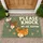 Three Cozy Cats Please Knock Message for Quiet Home Living and Cat Lover Gifts Doormat - 1