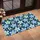 Blue And Mint Wildflower Clusters For A Calm Nordic Cottage Entryway And Home Decor Doormat - 2