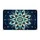 Blue Stained Glass Mandala for Celestial Holiday Entryway and Winter Home Decor Doormat - 6