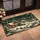 Dark Green Snowy Forest Cabins for Cozy Winter Cabin Living and Rustic Lodge Style Doormat - 2