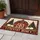 Rustic Red Barn, Sheep and Evergreen Trees for Cozy Country Cottage Holiday Cheer Doormat - 4