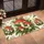 Red Toadstool and Wildflower Clusters for Cozy Woodland Cottage Seasonal Home Decor Doormat - 2