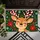 Cheerful Reindeer With Striped Antlers for Cozy Christmas Home Decorating and Winter Cheer Doormat - 5