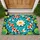 Koi Fish Lotus Pond Art for Serene Bathroom Decor and Nature Lovers Doormat - 1