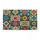 Colorful Floral Mandala Tile Patchwork for Cheerful Bohemian Entryways and Home Decor Doormat - 6