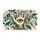 Surreal Blue Eye Held in Ornate Hand with Botanical Vines for Mystical Home Decor Doormat - 6