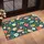 Navy Blue Fish, Seashell and Botanical Motifs for Coastal Home Style and Ocean Lovers Doormat - 2