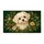 Maltese Puppy and Botanical Florals for Cozy Autumn Homes and Charming Dog-Lover Spaces Doormat - 6