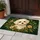 Maltese Puppy and Botanical Florals for Cozy Autumn Homes and Charming Dog-Lover Spaces Doormat - 4