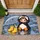 Cute Penguin Costume Girl, Rain Boots and Umbrella for a Cheerful Rainy Day Entryway Doormat - 1