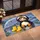 Cute Penguin Costume Girl, Rain Boots and Umbrella for a Cheerful Rainy Day Entryway Doormat - 2