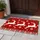 Three Reindeer and Snowflakes for Festive Christmas Holiday Home Decorating Ideas Doormat - 4