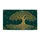 Golden Tree Of Life And Crescent Moon Celestial Decor For Spiritual Home Living Doormat - 6