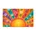 Colorful Rainbow Sunburst With Floral Rays For A Cheerful Bohemian Home Entrance Doormat - 6