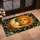 Celestial Sun And Crescent Moon Faces With Bohemian Swirls For Cozy Home Living Doormat - 2