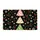 Three Christmas Trees with Hearts and Snowflakes for a Cheerful Holiday Home Decor Doormat - 6