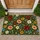 Autumn Wildflower Blooms for Cozy Seasonal Entryways and Cottage-Inspired Country Homes Doormat - 1
