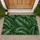 Emerald Palm Leaf Foliage for Serene Botanical Bathrooms and Nature Inspired Living Doormat - 1