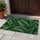 Emerald Palm Leaf Foliage for Serene Botanical Bathrooms and Nature Inspired Living Doormat - 4