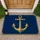 Antique Gold Anchor and Rope Border for Coastal Entryways and Nautical Homes Doormat - 1
