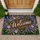 Lavender Welcome Sign With Rustic Wood And Floral Sprigs For A Cozy Country Entryway Doormat - 1