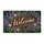 Lavender Welcome Sign With Rustic Wood And Floral Sprigs For A Cozy Country Entryway Doormat - 6