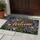 Lavender Welcome Sign With Rustic Wood And Floral Sprigs For A Cozy Country Entryway Doormat - 4