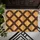 Rustic Wood Fence Lattice for Farmhouse Entryways and Cozy Country Home Decor Accents Doormat - 5