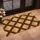 Rustic Wood Fence Lattice for Farmhouse Entryways and Cozy Country Home Decor Accents Doormat - 2