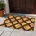 Rustic Wood Fence Lattice for Farmhouse Entryways and Cozy Country Home Decor Accents Doormat - 4