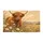 Highland Cow Wildflowers for Cozy Autumn Farmhouse Country Home Entryway Decor Style Doormat - 6