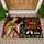 Medieval Court Figure Shoe Removal Reminder for Playful, Welcoming Home Entrances Doormat - 1