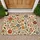 Vintage Bohemian Floral Vines for Cozy, Earthy Home Entryway Style Doormat - 1
