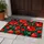 Scarlet Tulips and Lush Foliage for a Romantic Springtime Home Doormat - 4