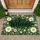 Daisy Wildflowers And Welcome Script For A Cheerful Garden-Inspired Home Entryway Doormat - 1