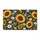 Navy Sunflower And Daisy Blooms For A Cheerful Farmhouse Entryway Welcome Doormat - 6
