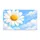 Blue And White Daisy Clouds for a Cheerful Springtime Entryway and Fresh Home Style Doormat - 6