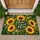 Sunflower Home Sweet Home for Cozy Autumn Entryways and Welcoming Farmhouse Homes Doormat - 1