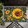Sunflower And Monarch Butterfly Garden Blooms For Nature Loving Homes Doormat - 5