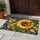 Sunflower And Monarch Butterfly Garden Blooms For Nature Loving Homes Doormat - 4