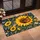 Sunflower And Monarch Butterfly Garden Blooms For Nature Loving Homes Doormat - 2