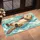 Floating Otter Watercolor Scene for Cozy Nature-Inspired Homes and Wildlife Lovers Doormat - 2