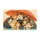 Rainy Day Cat Family Under Coral Umbrella for Cozy Indoor Living and Cat Lovers Gift Doormat - 6