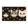 Three Bow-Tied Cat Faces With Tiny Fish Accents For Playful Cat-Loving Homes Everyday Doormat - 6
