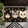Three Bow-Tied Cat Faces With Tiny Fish Accents For Playful Cat-Loving Homes Everyday Doormat - 5