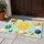 Cute Solar System Planets and Smiling Sun for Whimsical Kids' Space-Themed Home Decor Doormat - 4