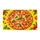 Tomato Basil Pizza Scene for Italian Kitchen Dining and Cozy Food Lover Home Spaces Doormat - 6