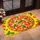 Tomato Basil Pizza Scene for Italian Kitchen Dining and Cozy Food Lover Home Spaces Doormat - 2