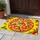 Tomato Basil Pizza Scene for Italian Kitchen Dining and Cozy Food Lover Home Spaces Doormat - 4