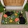 Black Cat And Wildflower Folk Art For Cozy Cottage Living And Cat Lover Decor Gift Doormat - 1